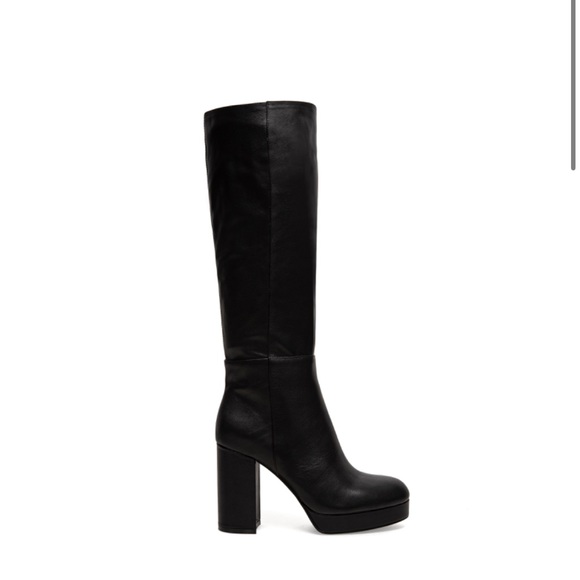 SILENT D Shoes - NWT Anthropologie SILENT D YELLONA Black Leather Boot